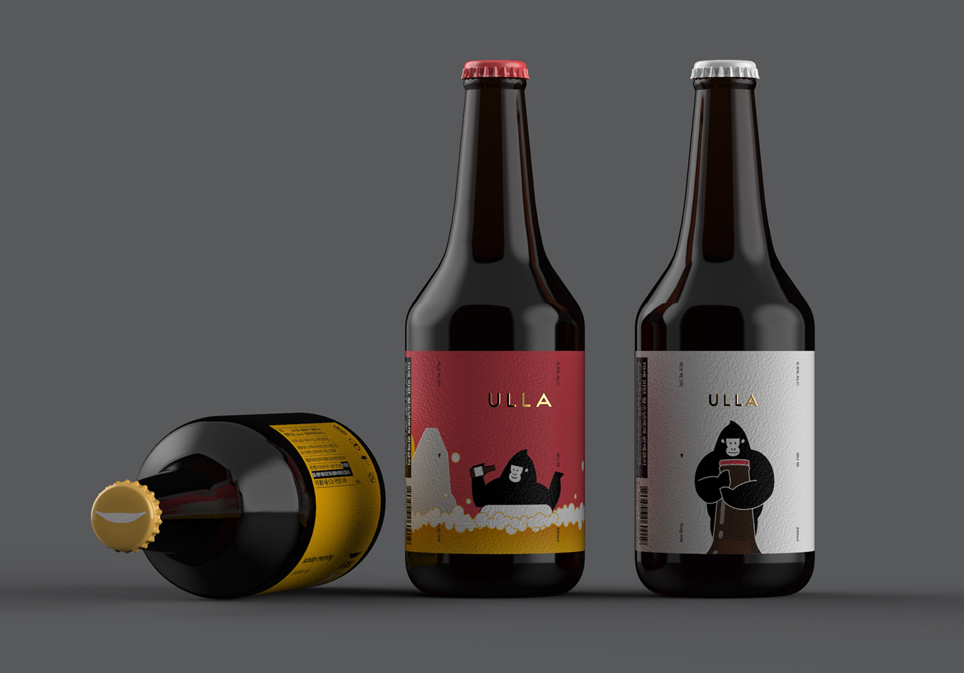 精釀啤酒ULLA品牌設(shè)計——品牌IP化案例欣賞，餐飲品牌設(shè)計，品牌設(shè)計公司，品牌IP化，深圳品牌設(shè)計，左右格局